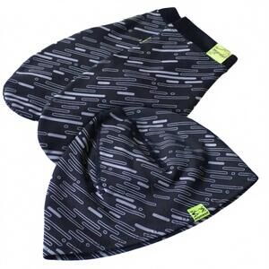 NEW AMPHIPOD men's reflective thermal glove & beanie set in black
